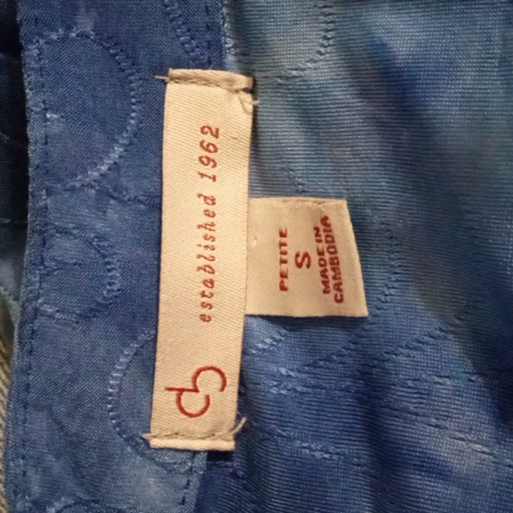 Dress Barn Blue Tie Dye Sleeveless Top SP - Picture 5 of 5